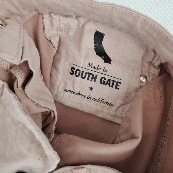 AG Adriano Goldschmied Y2K The Stilt Cigarette Leg Pants Blush Pink Size 26 - Picture 8 of 14